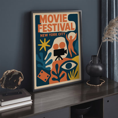 Movie Festival New York City Retro Poster