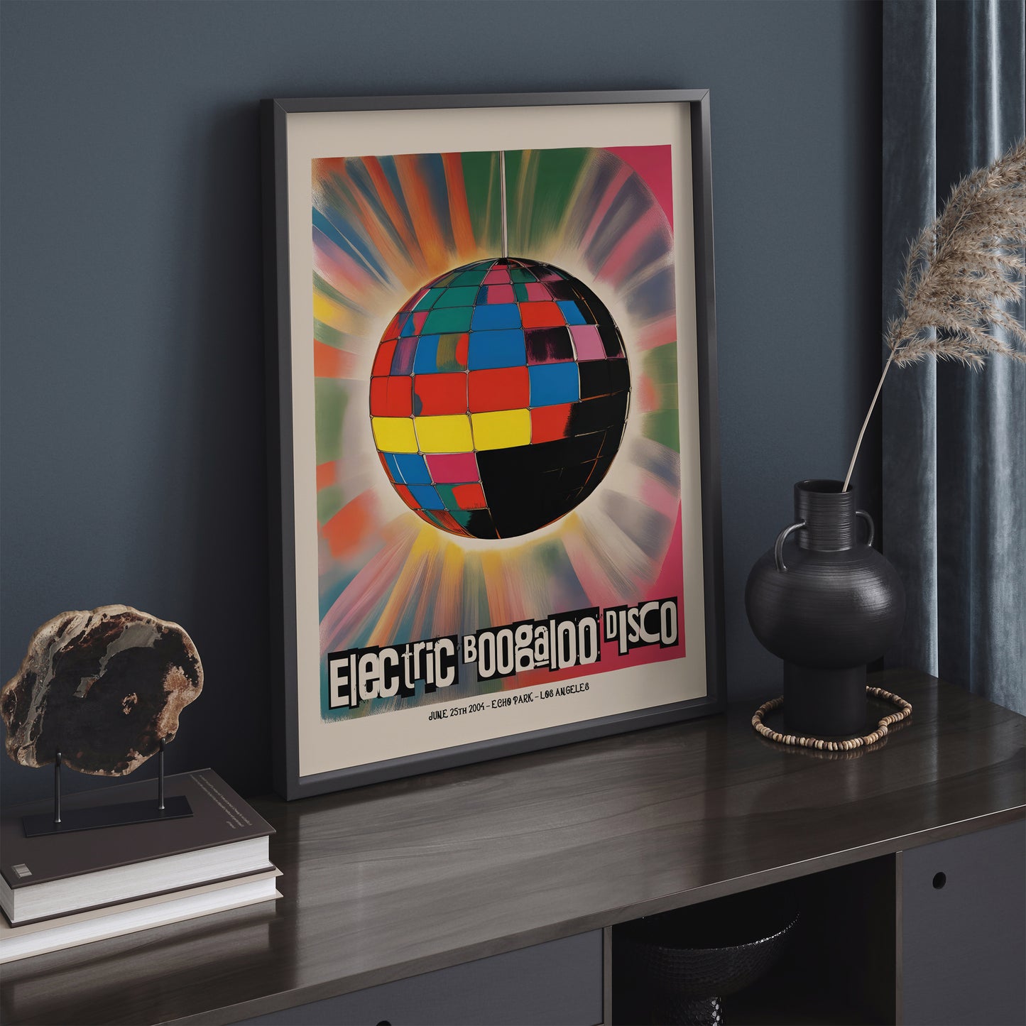 Electric Boogaloo Disco Los Angeles 70s Art Print