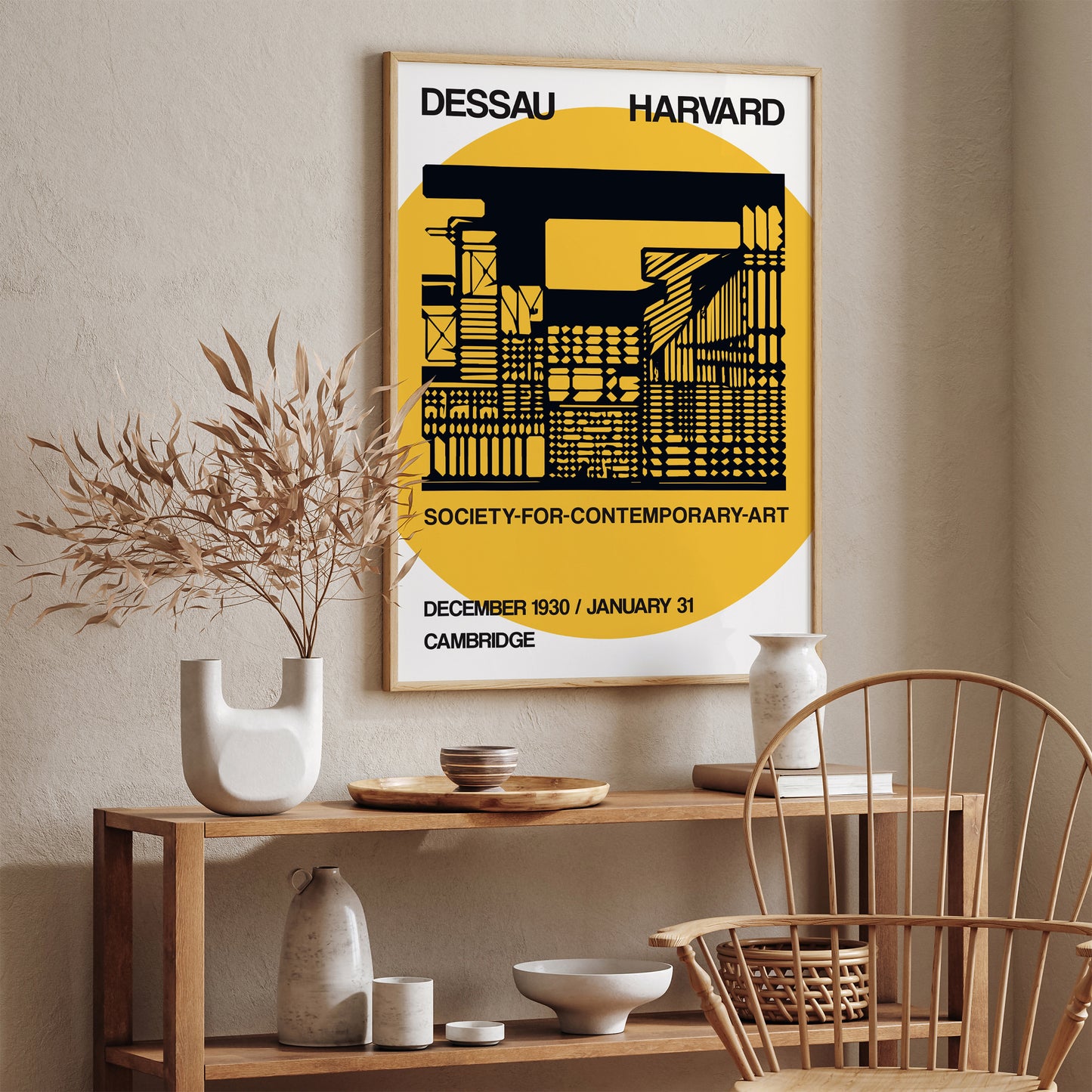 Bauhaus Architecture 1930 Poster