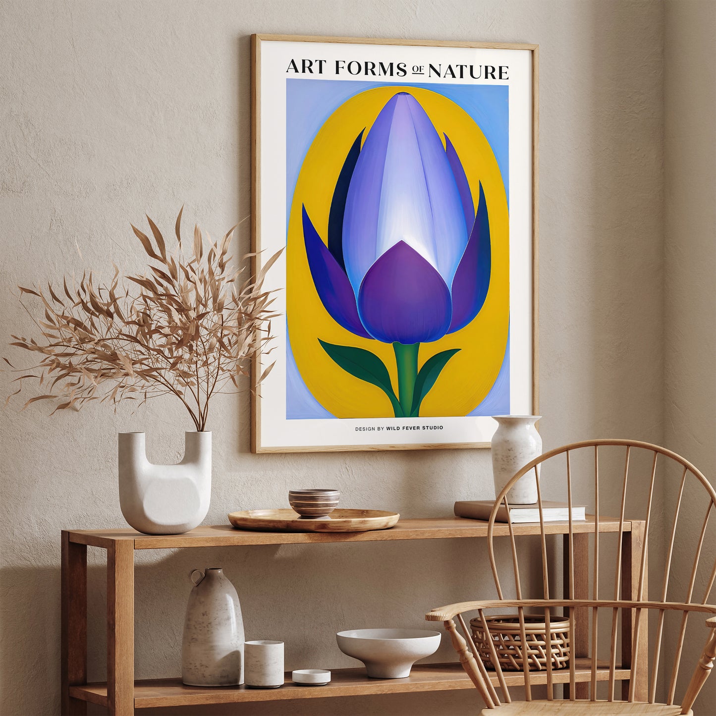 Artistic Artichoke Flower Art Print 2024