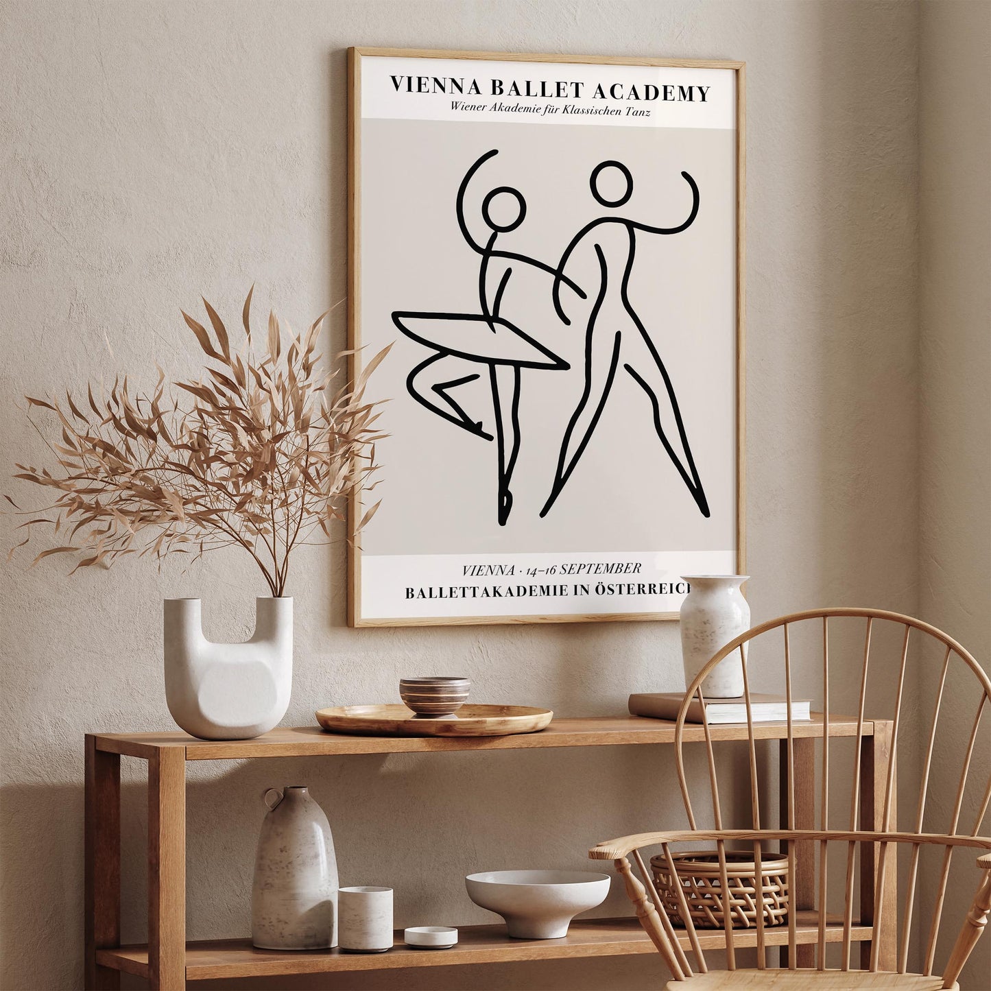 Vienna Balletakademie Poster - Ballet Art Print