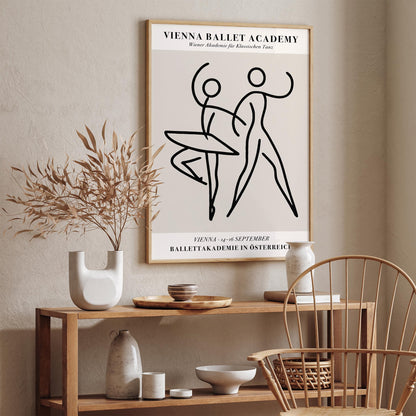 Vienna Balletakademie Poster - Ballet Art Print