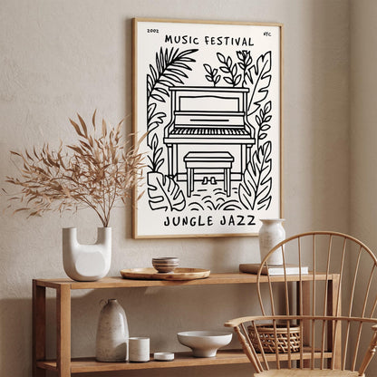 Jungle Jazz Music Festival 2002 NYC Poster