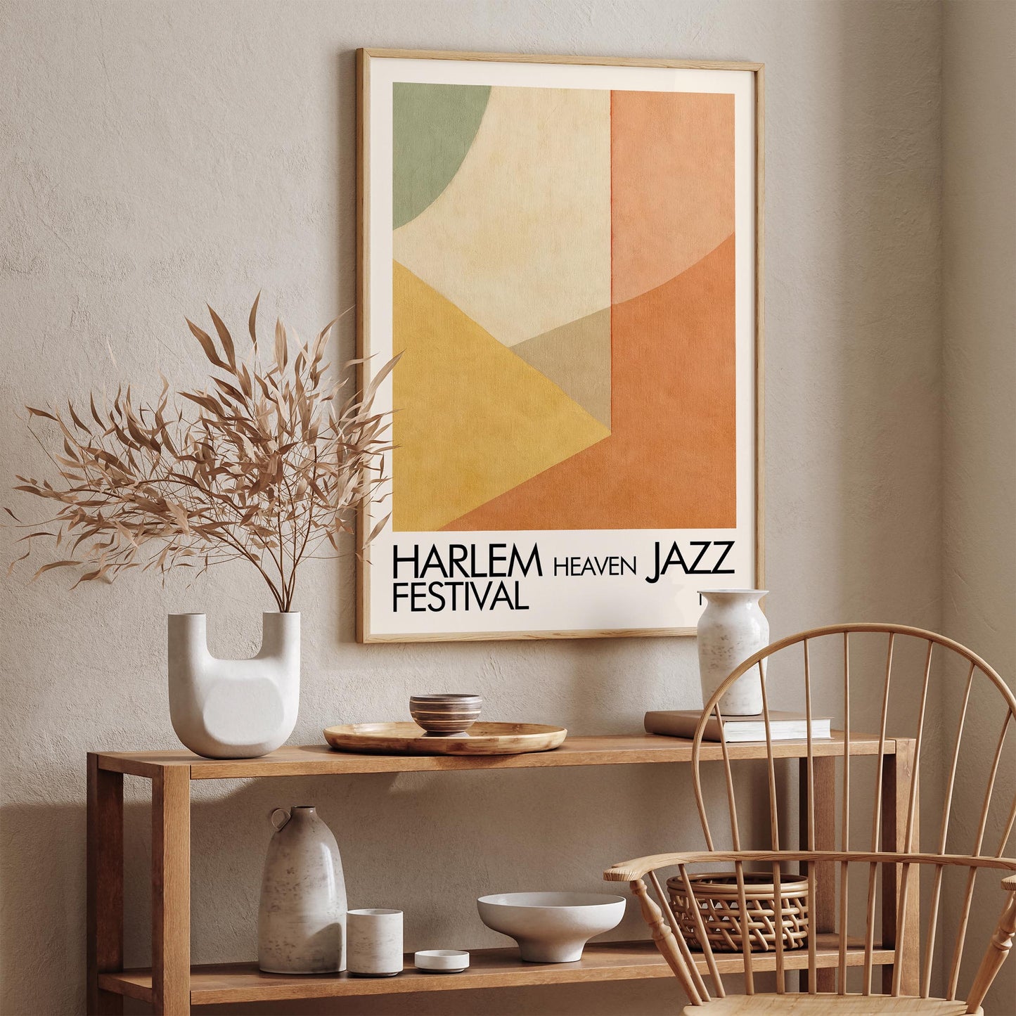 Harlem Jazz Festival Poster - Modern Music Print