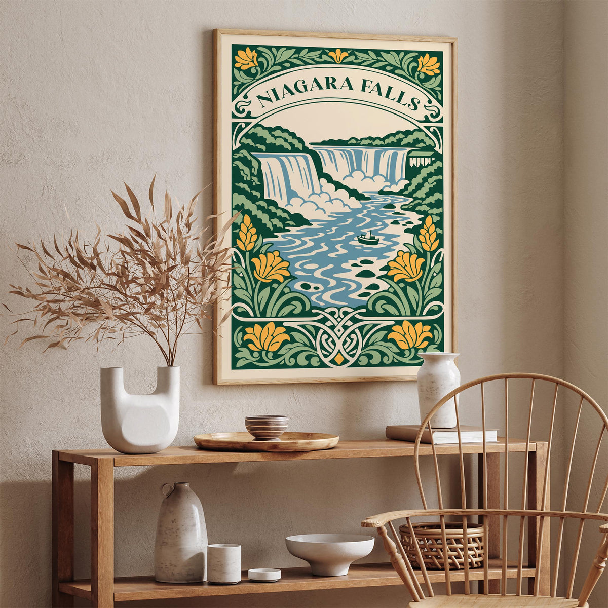 Niagara Falls Landscape Poster