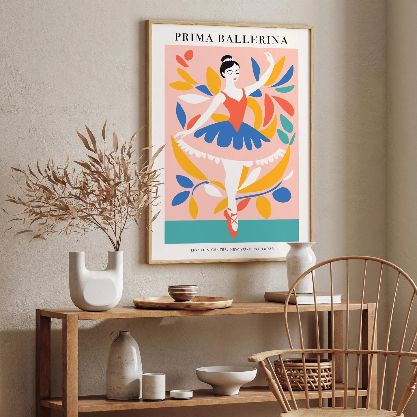 NYC Ballet Poster – Prima Ballerina Dance Print