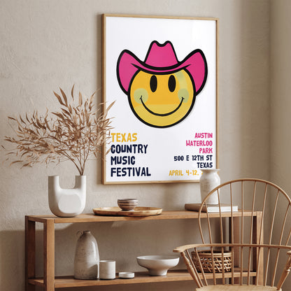 Texas Country Music Festival Poster