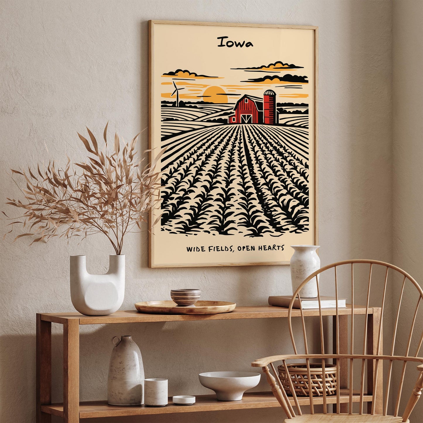 Iowa Landscape Poster