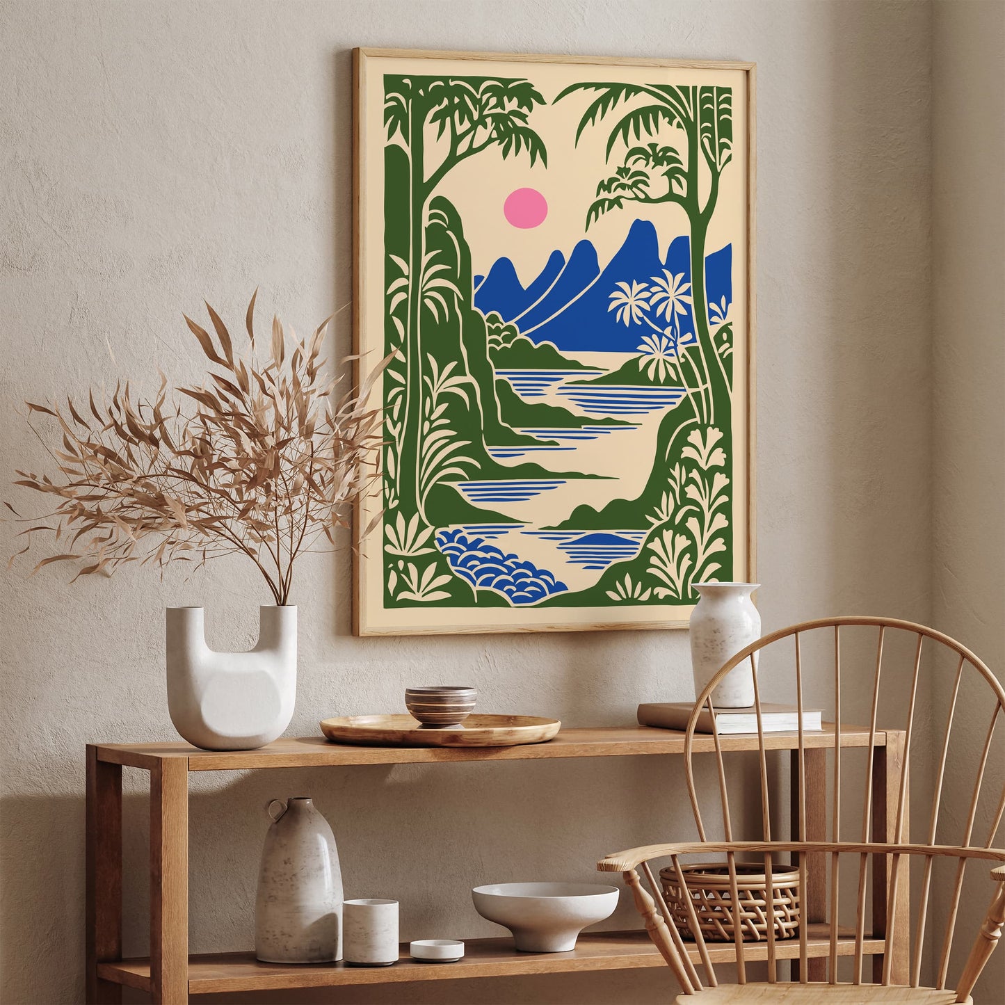 Tropical Thailand Landscape Poster
