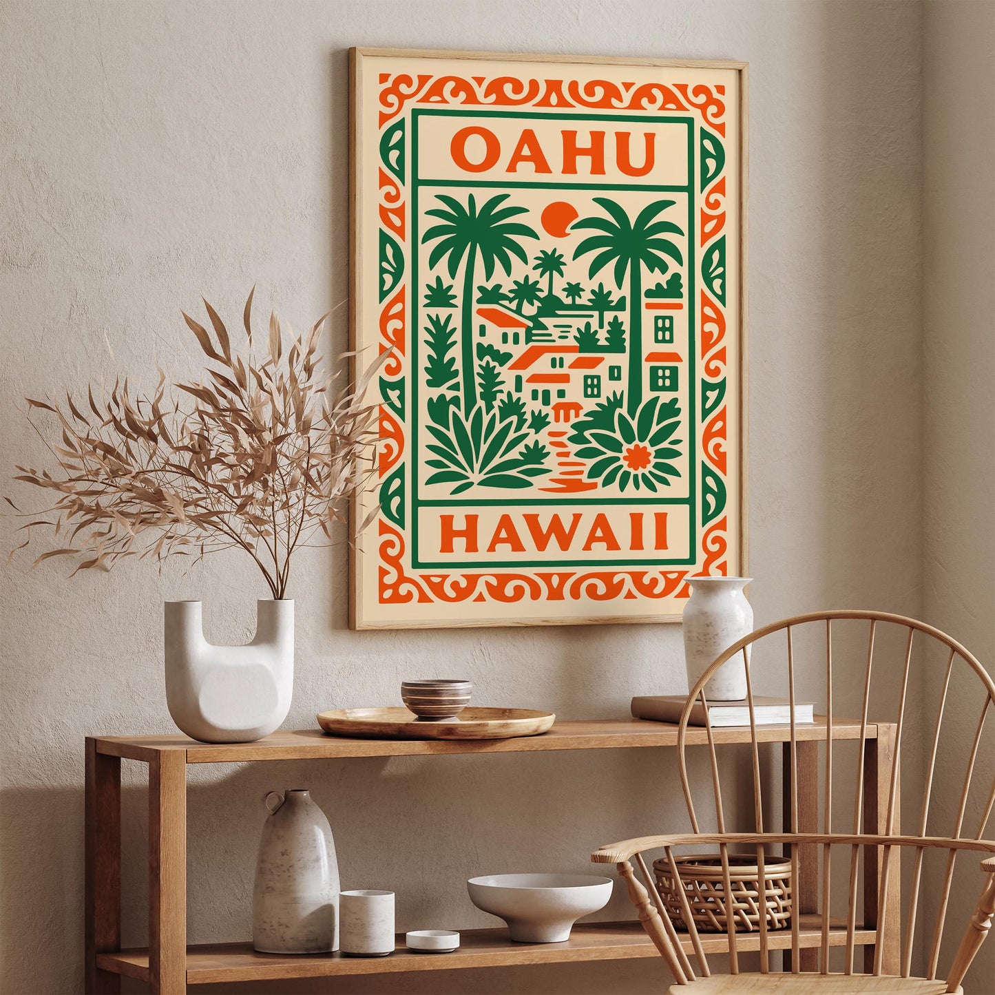 Oahu Hawaii Poster 2026