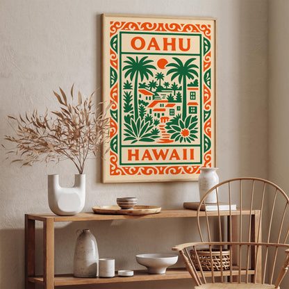 Oahu Hawaii Poster 2026