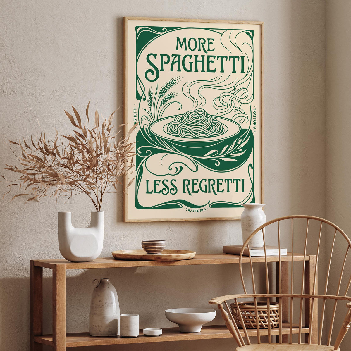 More Spaghetti Less Regretti Poster