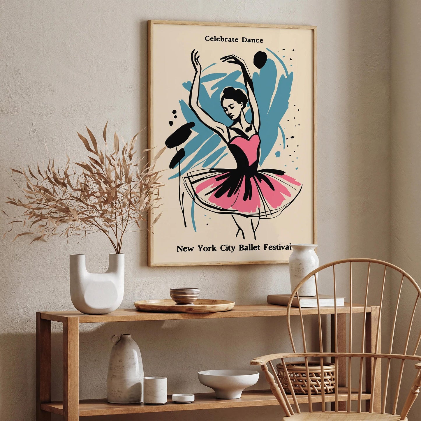 Modern Dance Studio Decor Art Print