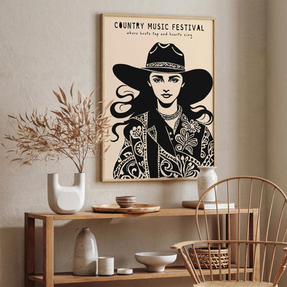 Country Music Festival Poster 2025