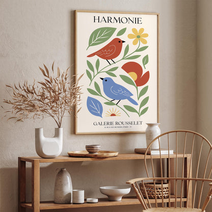 Harmonie Poster - French Paris Gallery Wall Art Print