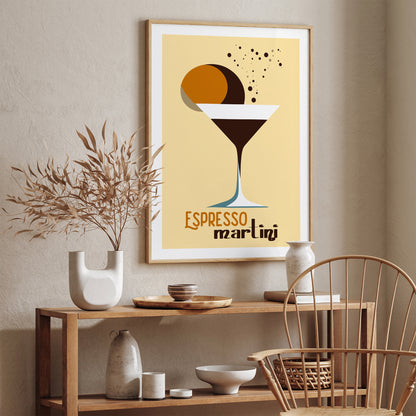 Espresso Martini Drink Poster