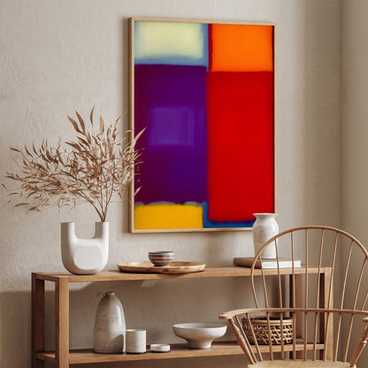 Contemporary Colorblocks Giclee Wall Art Print