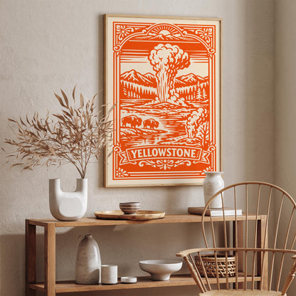 Yellowstone National Park Poster