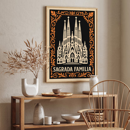 Sagrada Familia Spain Architecture Art Print