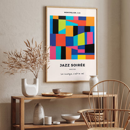 Jazz Music French Festival Art Print