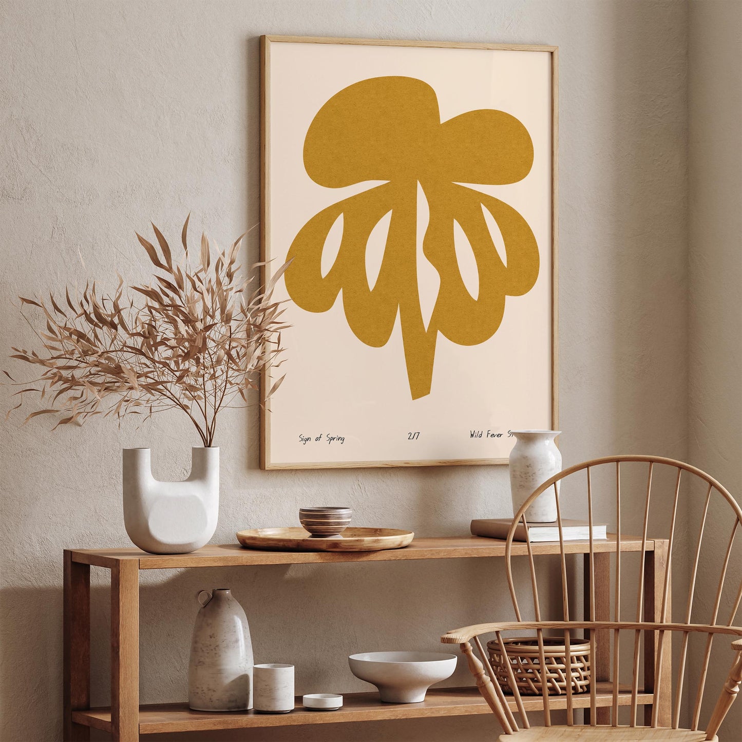 Sign of Spring Abstract Wall Art Poster