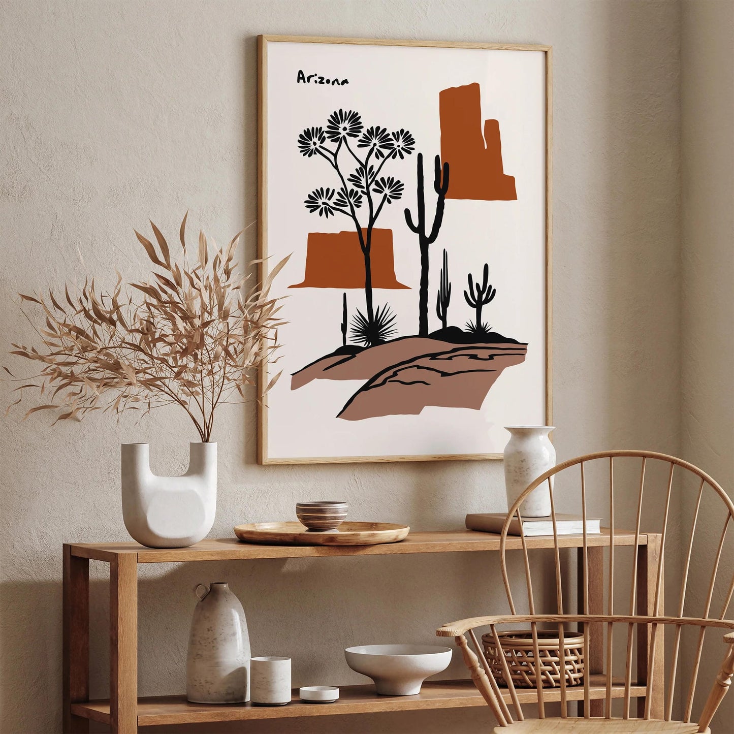 Arizona Modern Minimalist Art Print