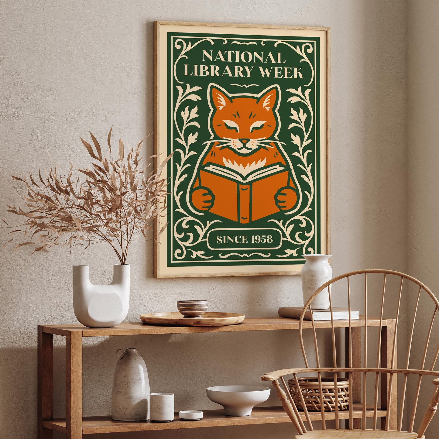 National Library Week Since 1958 Poster