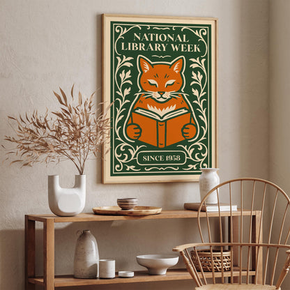 National Library Week Since 1958 Poster