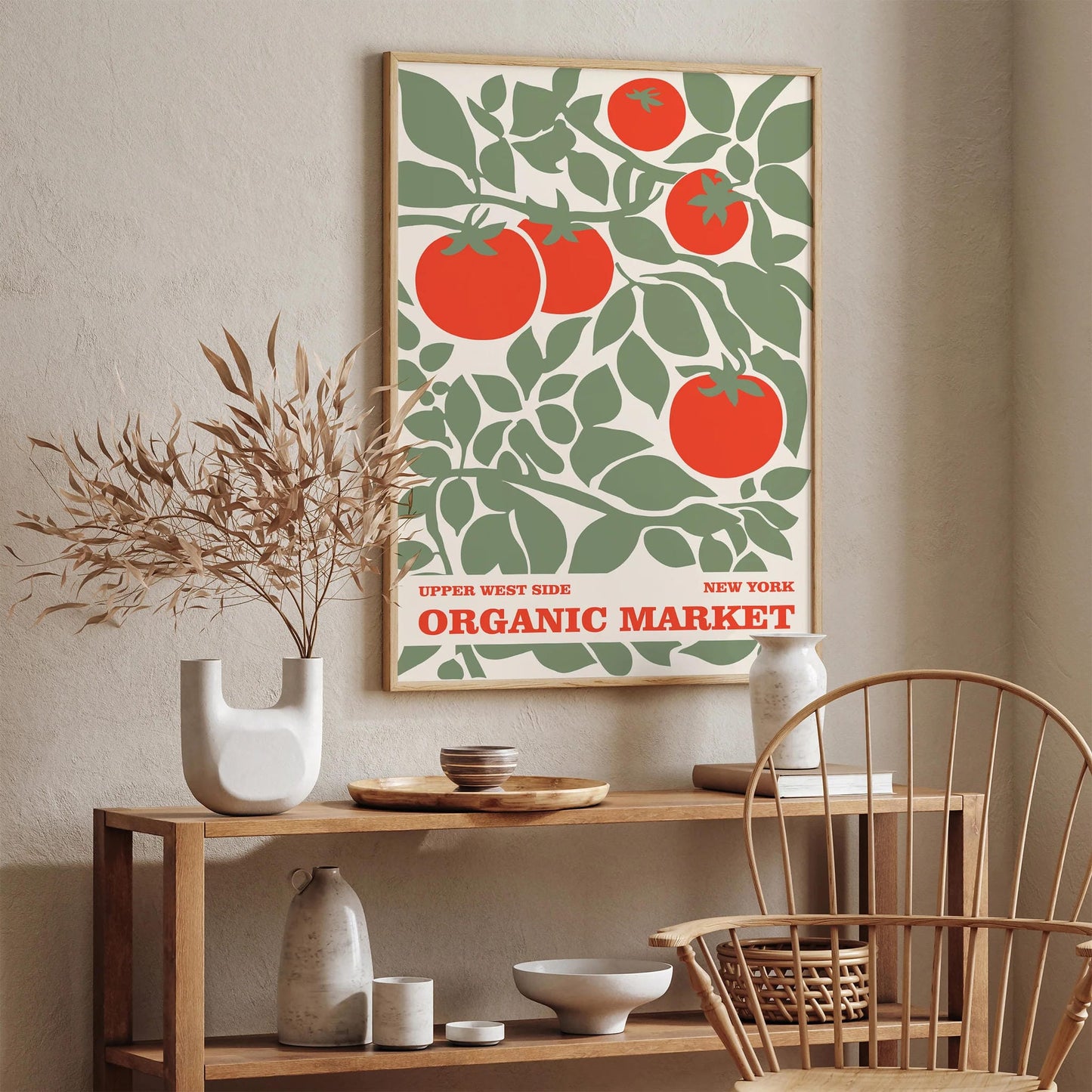 Organic Market New York Poster