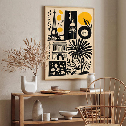 Jazz Night in Paris – Retro Travel Art Print