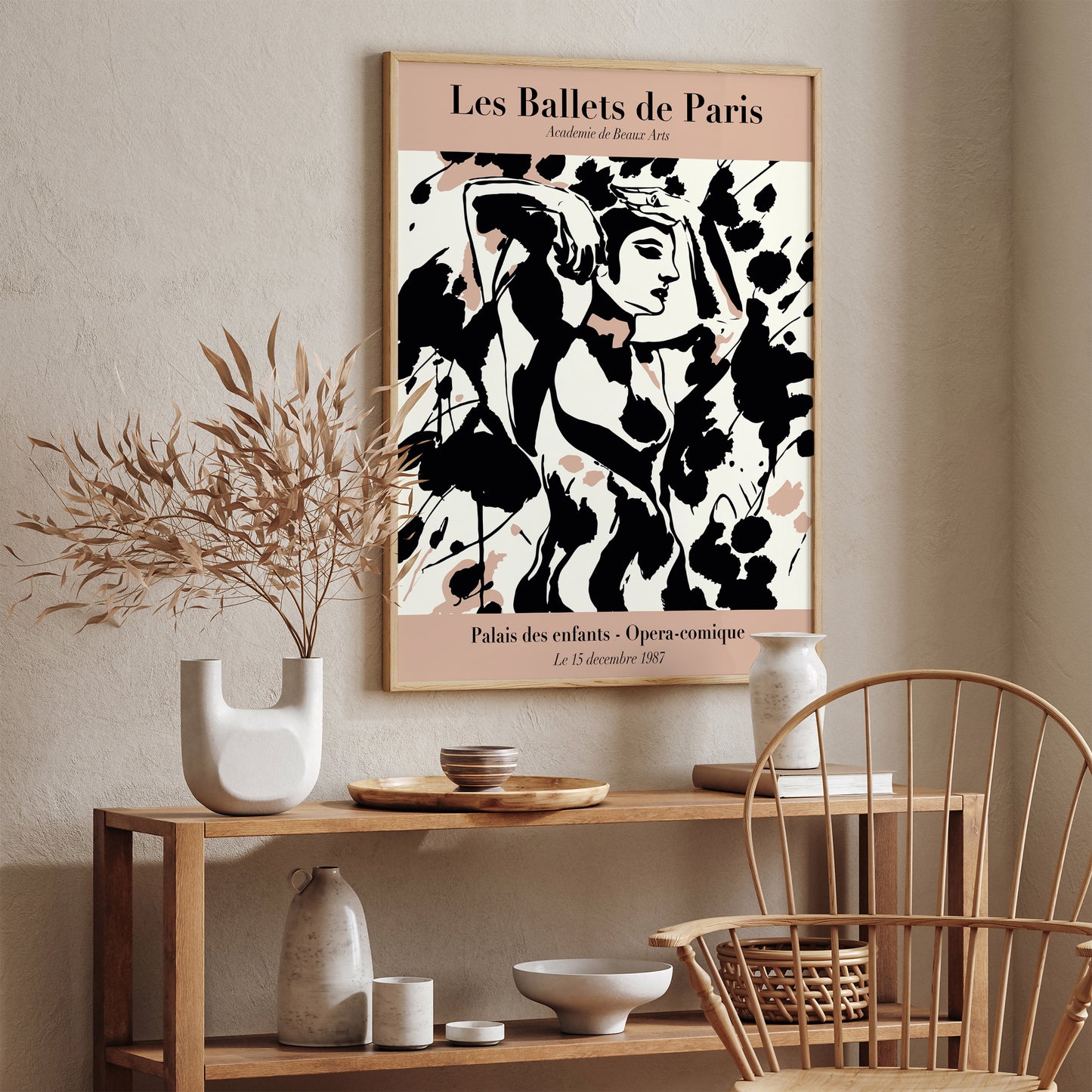 Les Ballets De Paris French Ballerina Poster