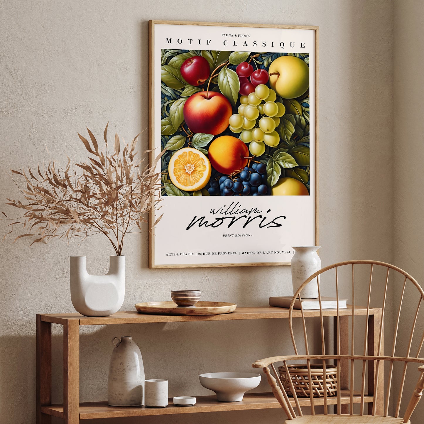 William Morris Fruit Kitchen Wall Art