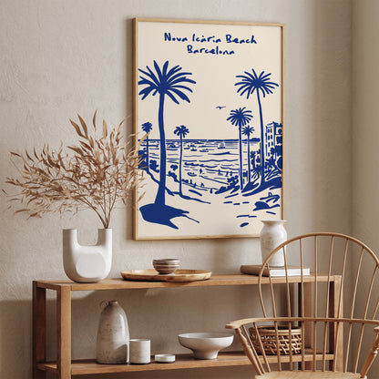 Nova Icaria Beach Barcelona Poster