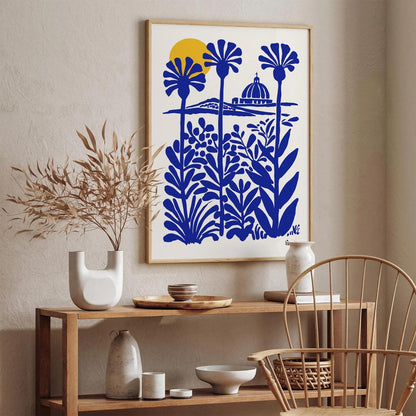 Italy Scenic Blue Wall Art