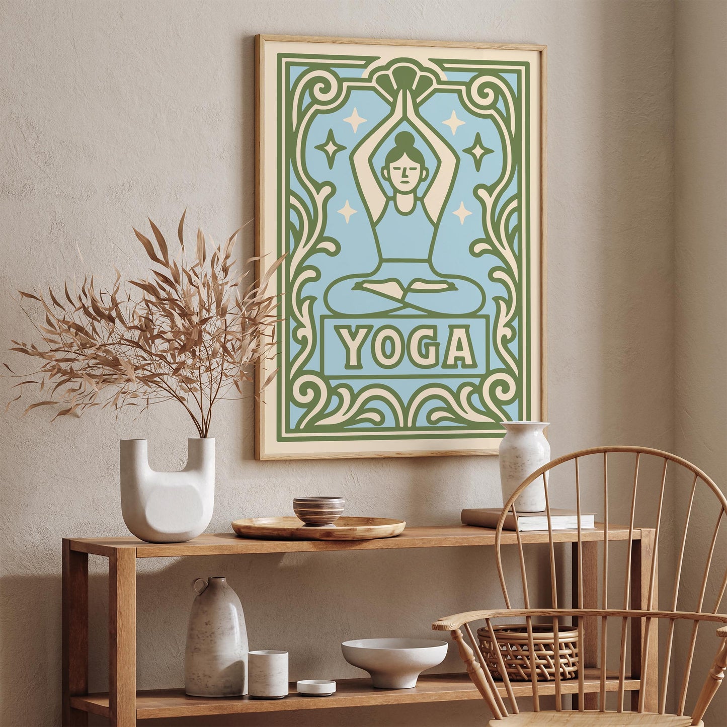 Yoga Poster – Funhouse Style Wellness Wall Art