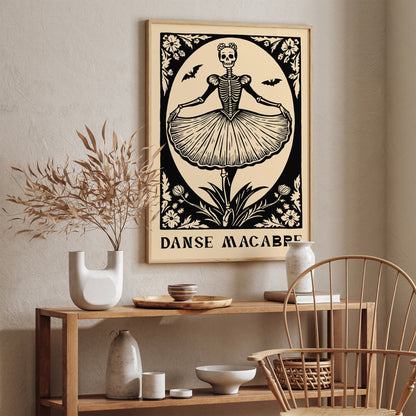 Danse Macabre Gothic Ballerina Poster