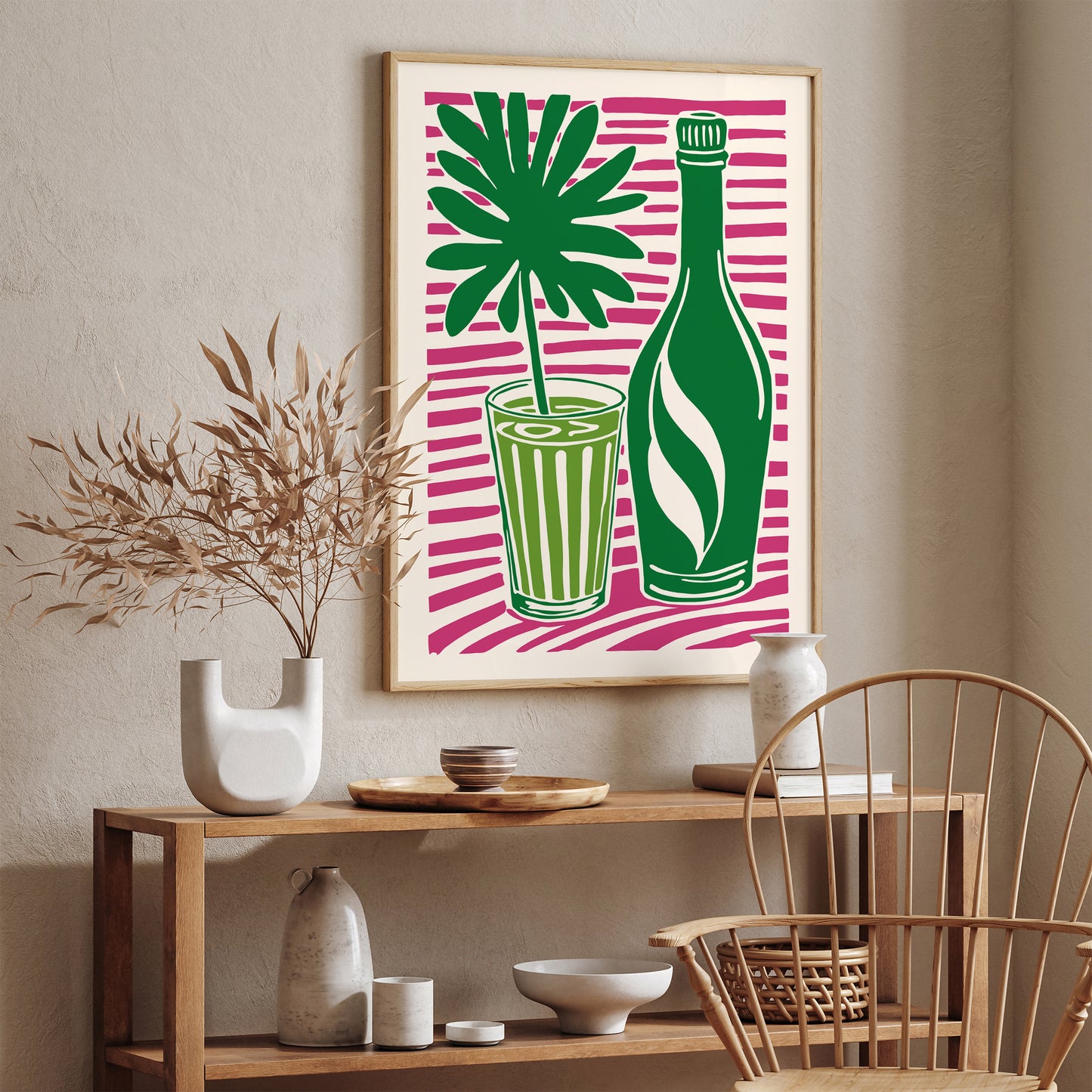 Tropical Vibes Drink Kitchen Poster