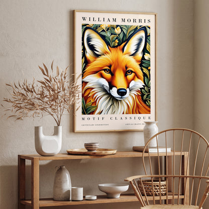 Art Nouveau Morris Fox Poster