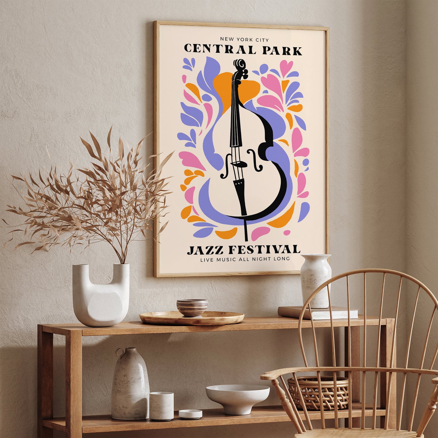 Central Park Jazz Festival Poster