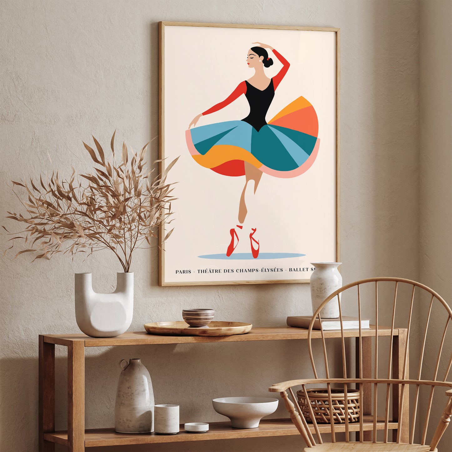 Ballet Show Paris Art Print