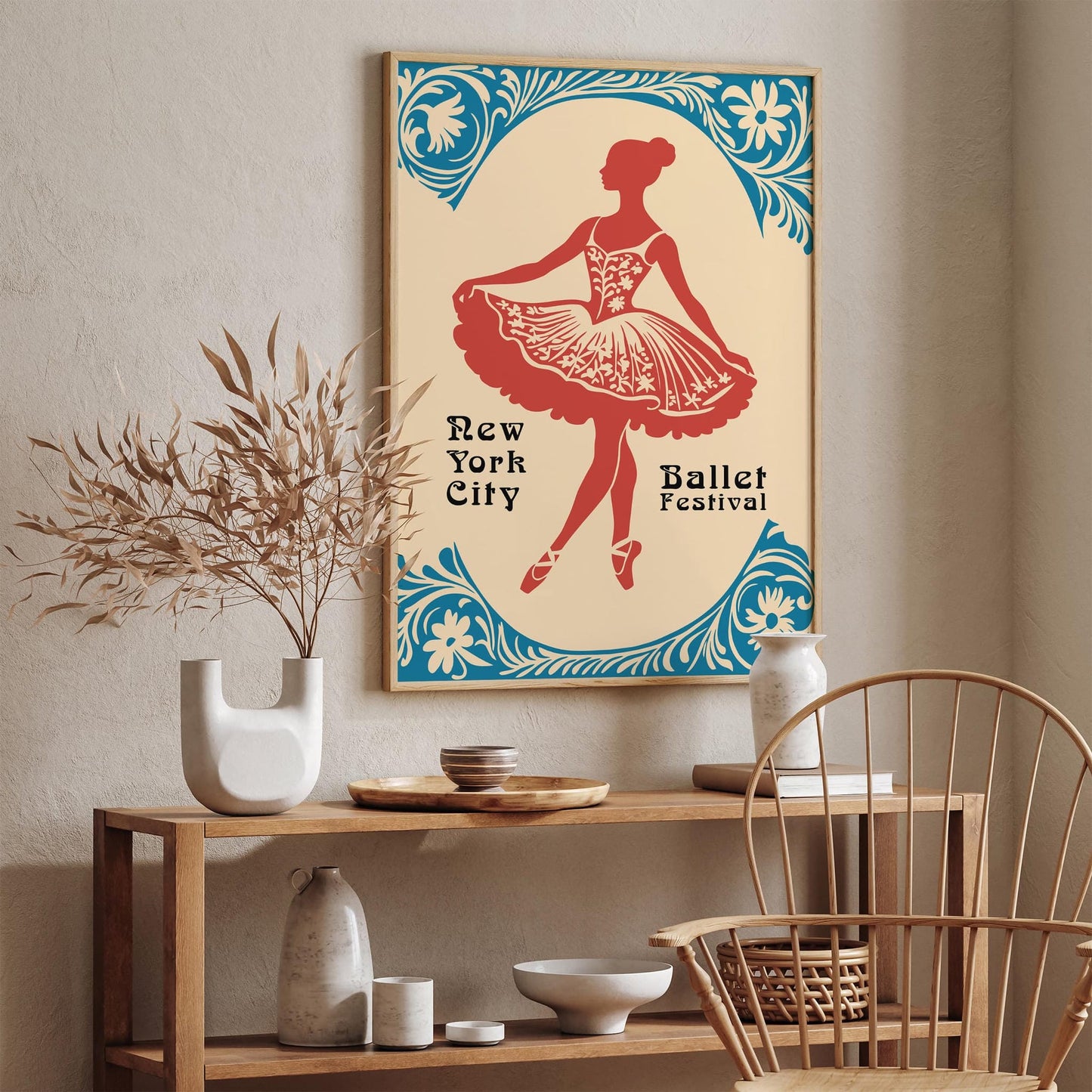 NYC Vintage Ballet Poster