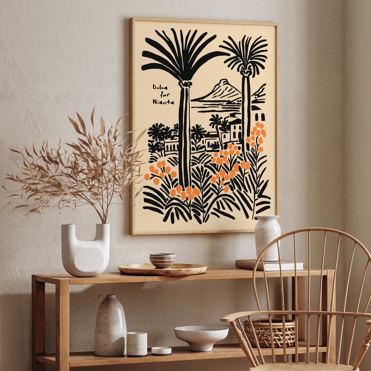 Dolce far Niente Tropical Landscape Poster