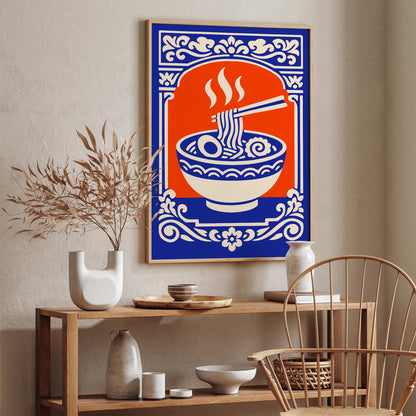 Ramen Bowl Poster - Japanese Food Wall Art
