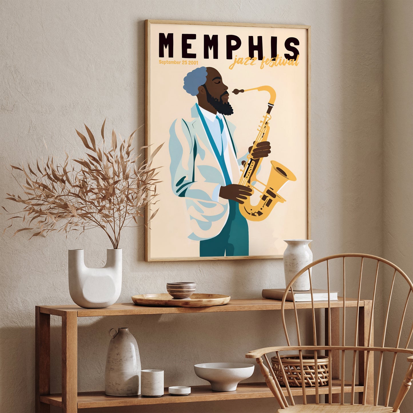 Memphis Jazz Festival Art Poster