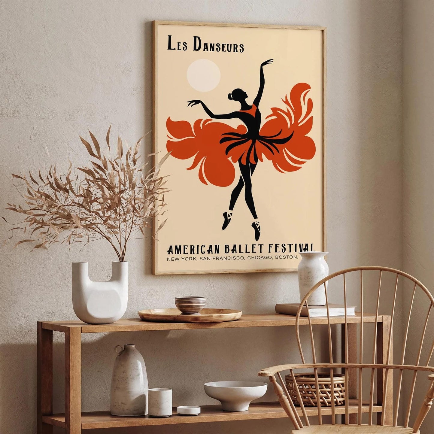 Les Danseurs American Ballet Art Print