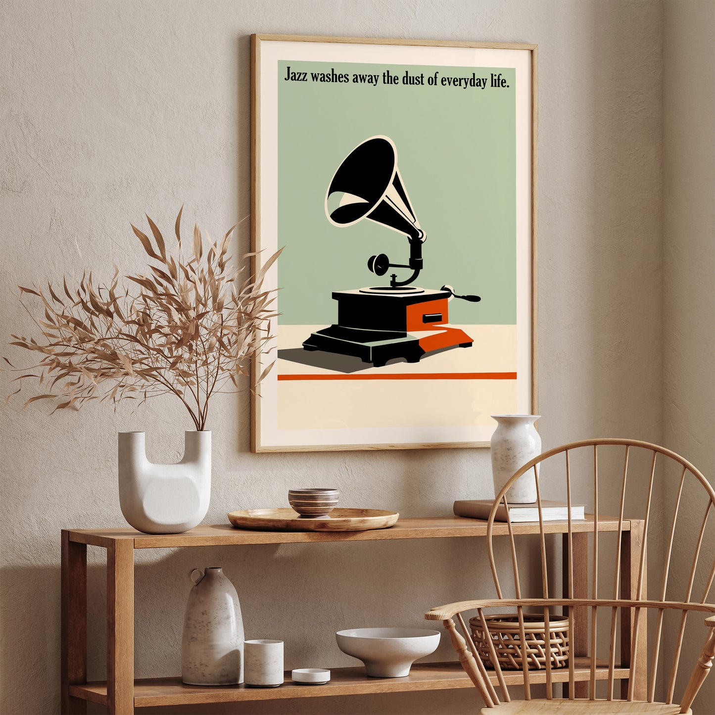 Jazz Quote Retro Poster