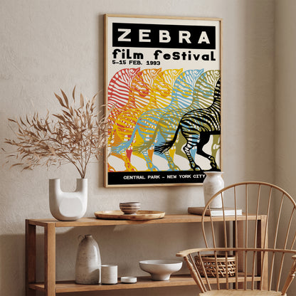 Zebra Film Festival - NYC Advertising Poster