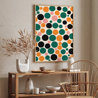 Mid-Century Modern Green Art Print