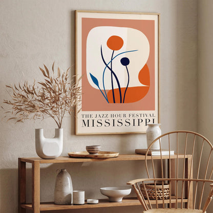 The Jazz Hour Festival Mississippi Poster
