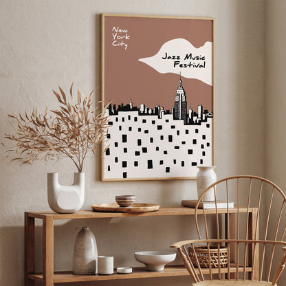 New York City Jazz Music Festival Poster